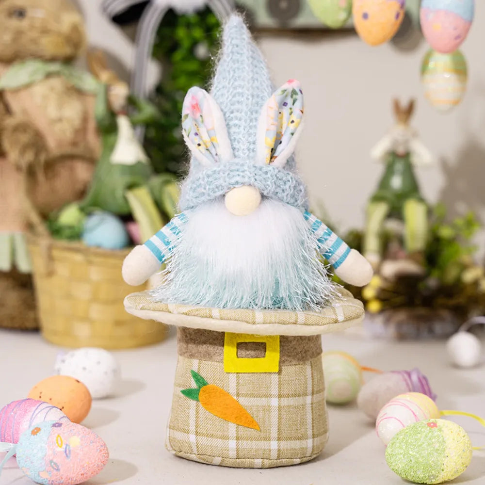 Easter Faceless Doll with Rabbit Ears - Lilixa.store