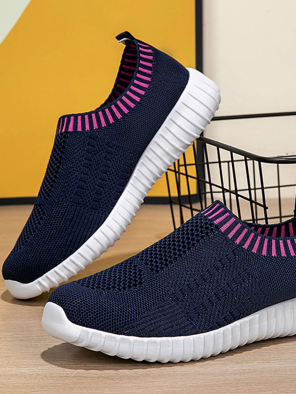 Breathable Knit Slip-On Athletic - Lilixa.store