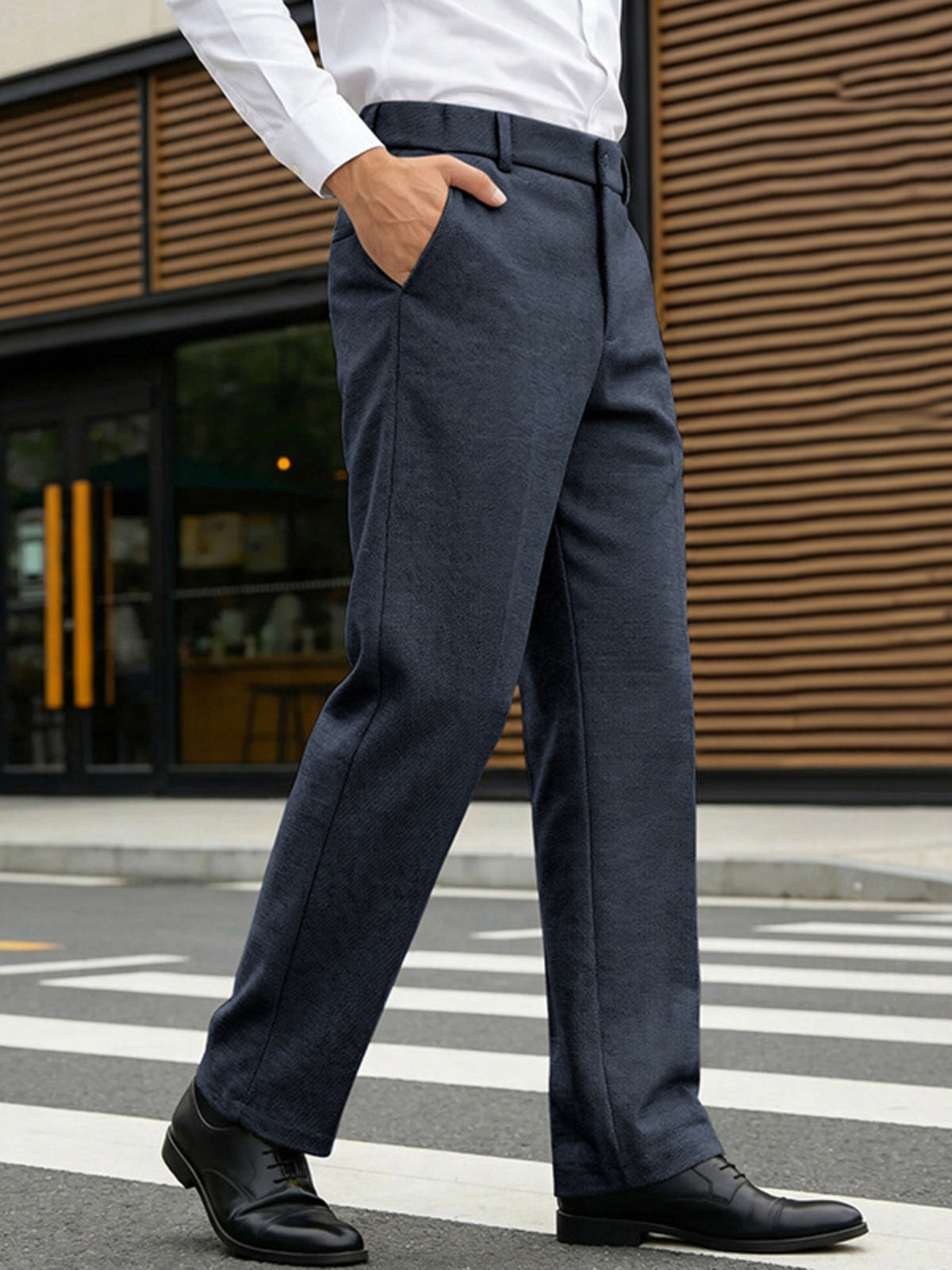 Men's Full Size Classic Fit Dress Pants Plus Size, view 7