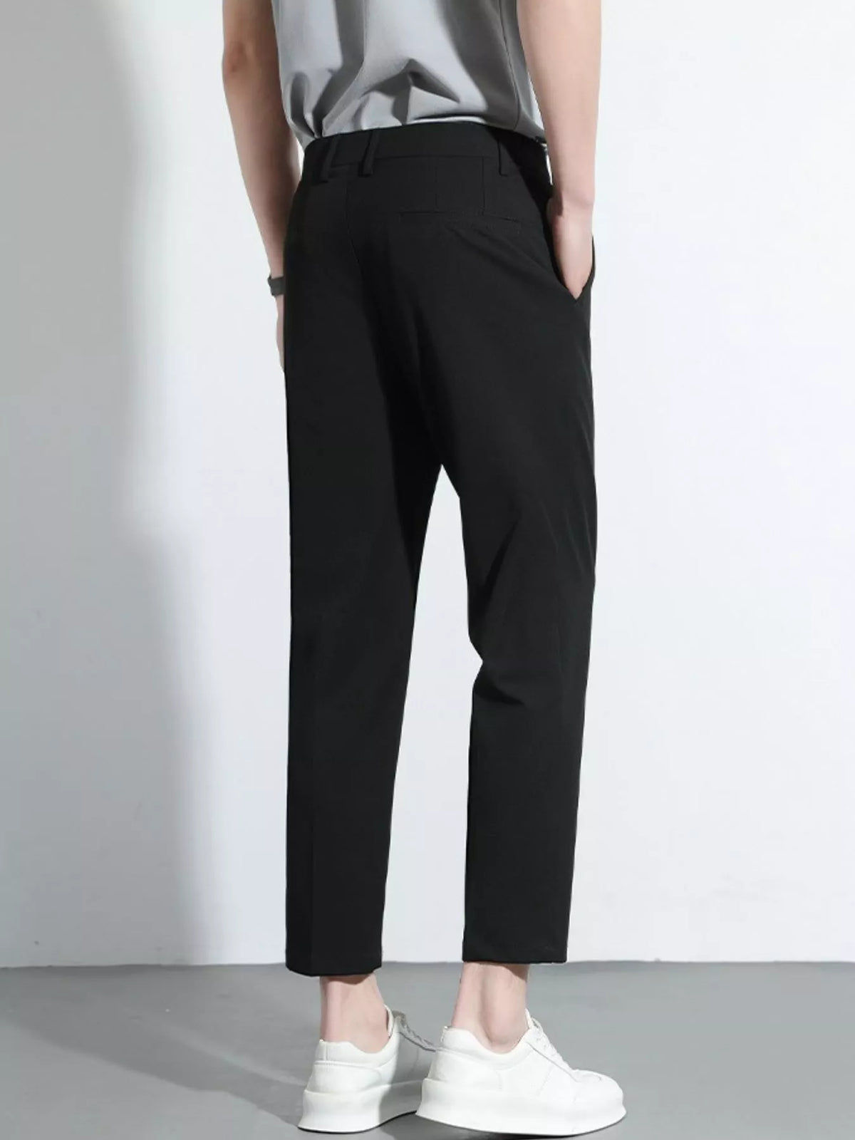 Men's Slim Fit Cropped Pants, view 3