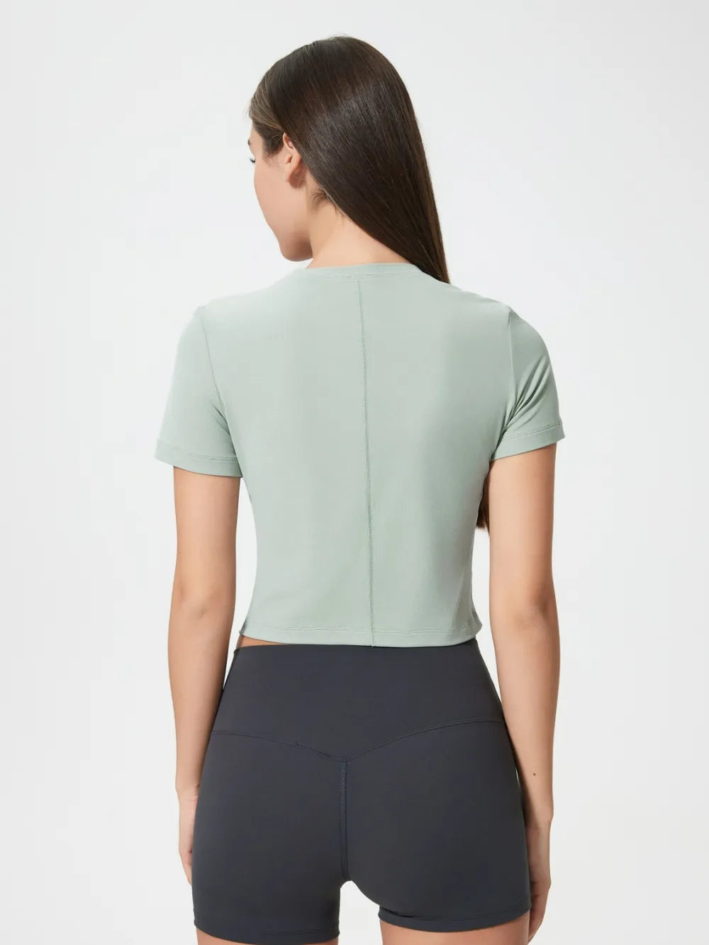 Millennia Round Neck Short Sleeve Active T-Shirt, view 5