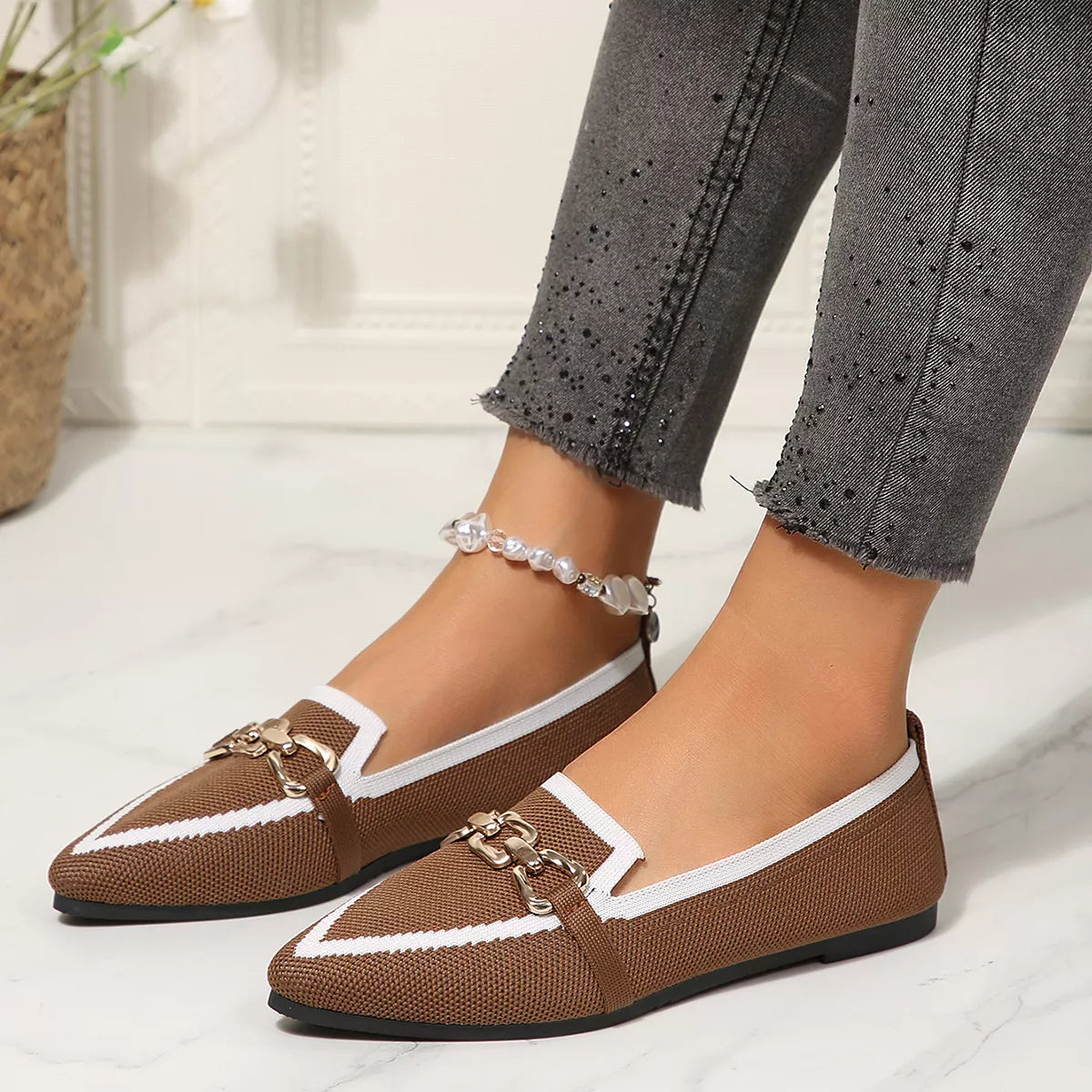 Point Toe Slip-Ons - Lilixa.store