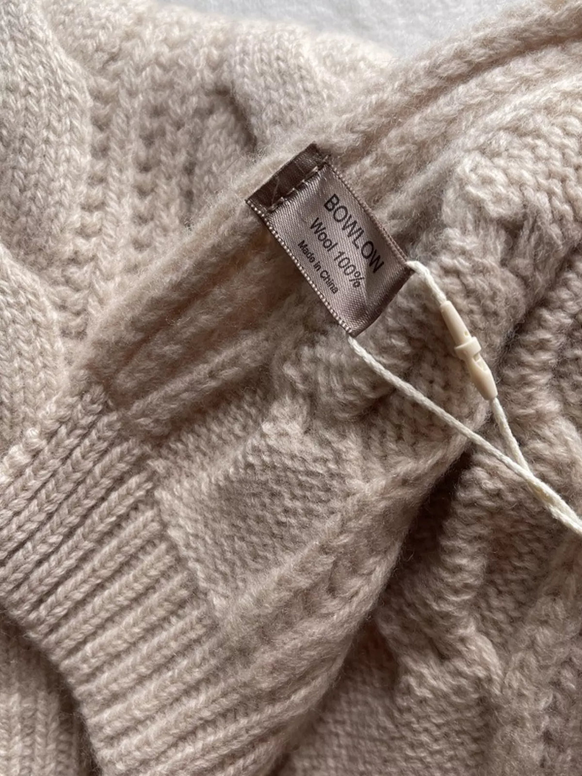 Wool Cable Knit Winter Scarf - Lilixa.store