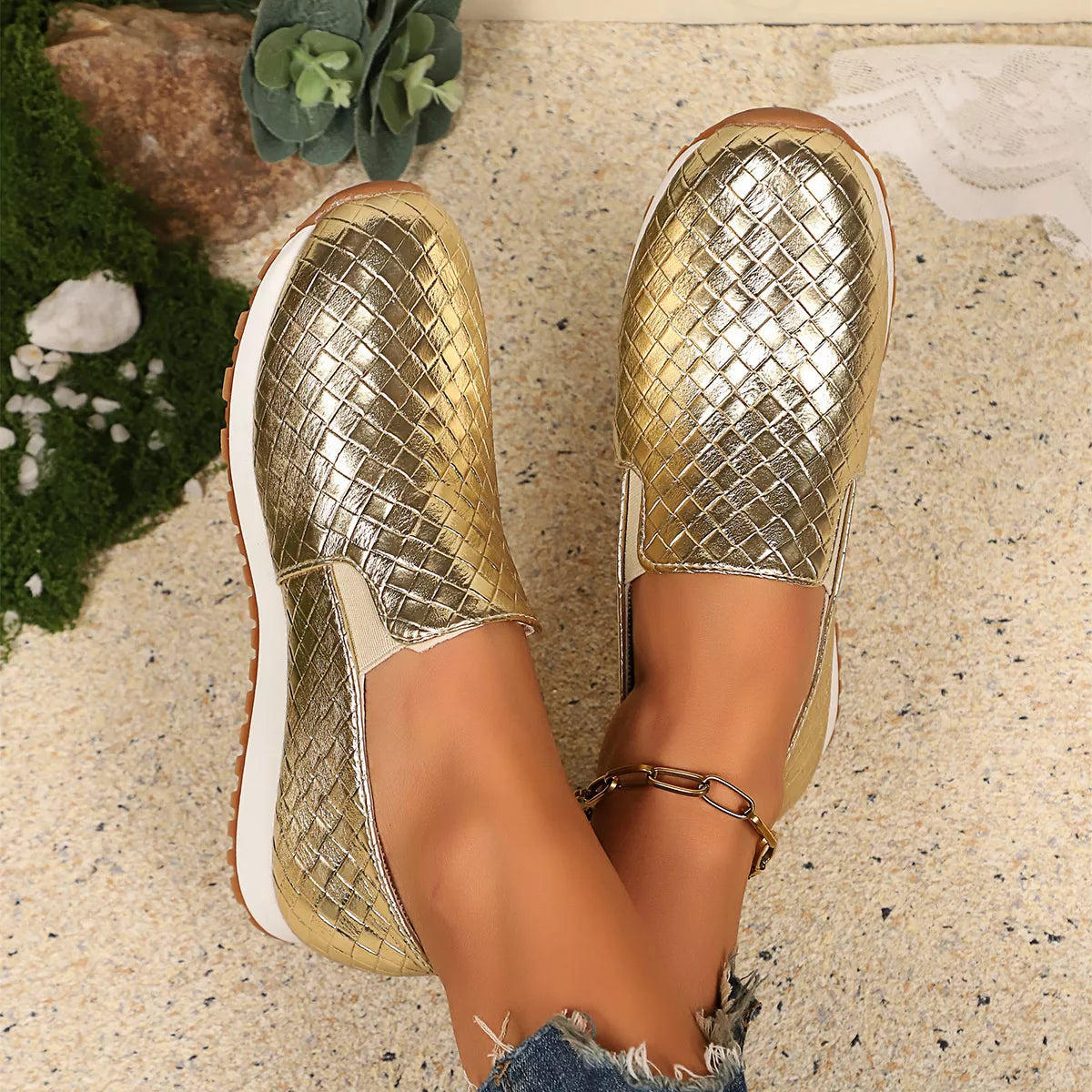 Round Toe Slip-Ons - Lilixa.store