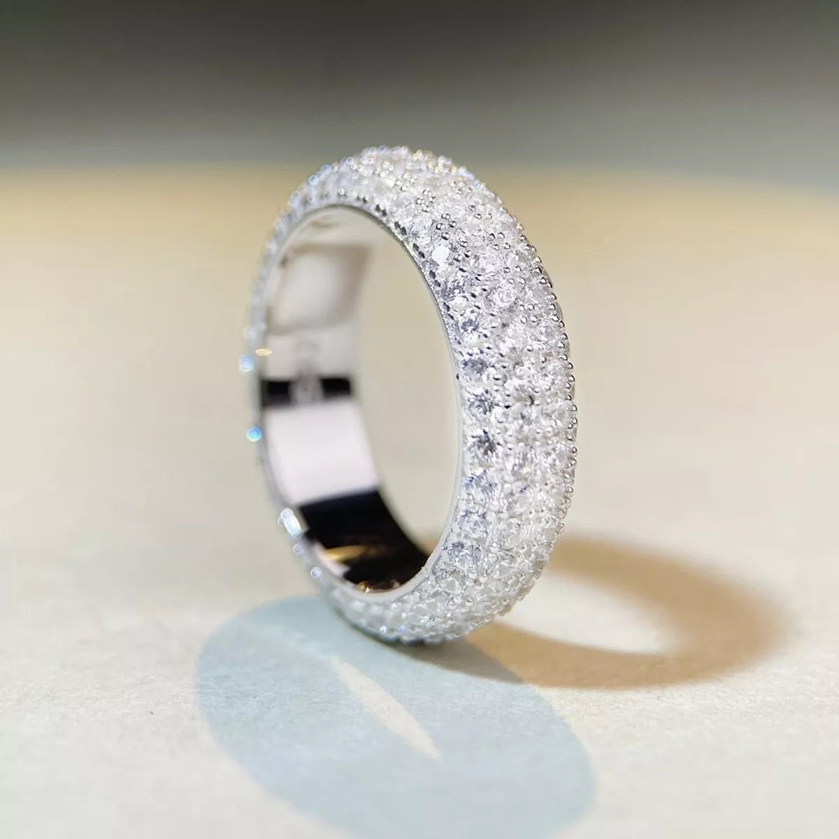 925 Sterling Silver Zircon Ring