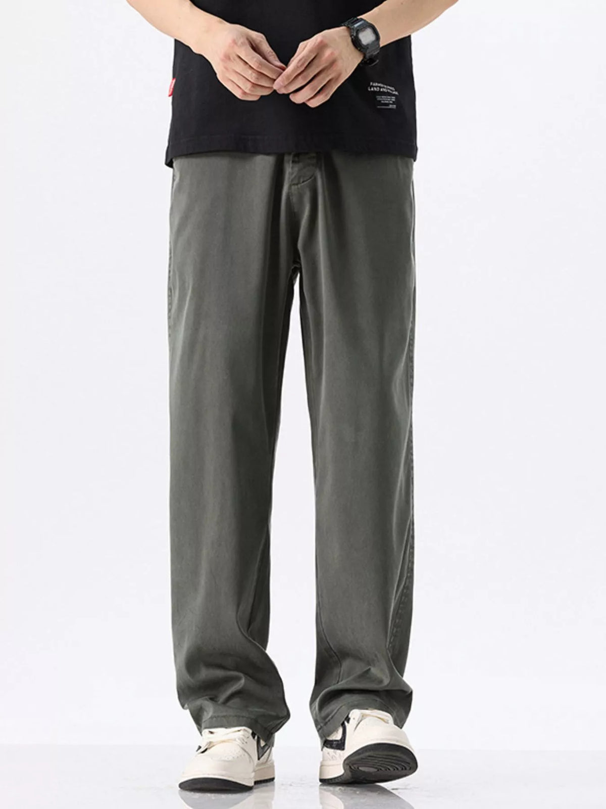 Men's Wide Leg Pants, view 5
