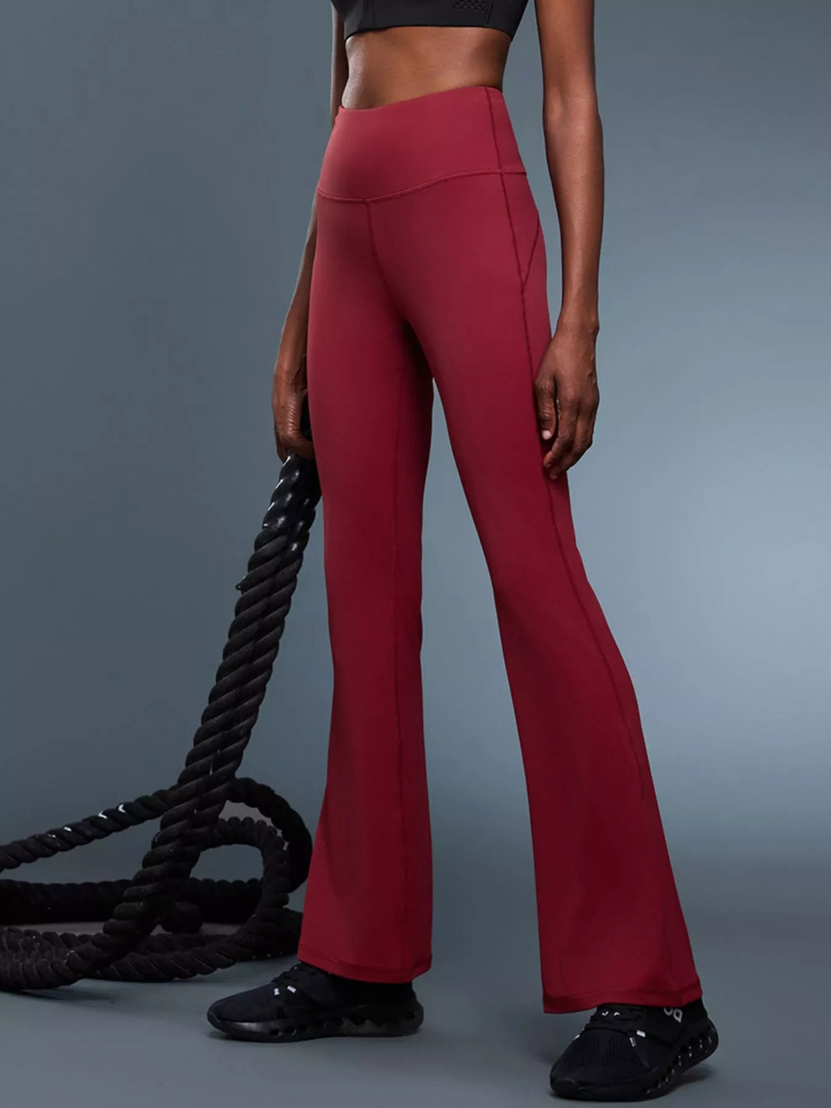 High-Waisted Flare Active Pants - Lilixa.store