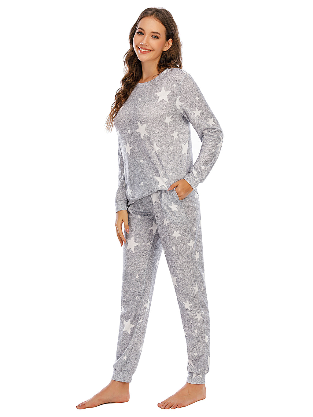 Star Top and Pants Lounge Set - Lilixa.store