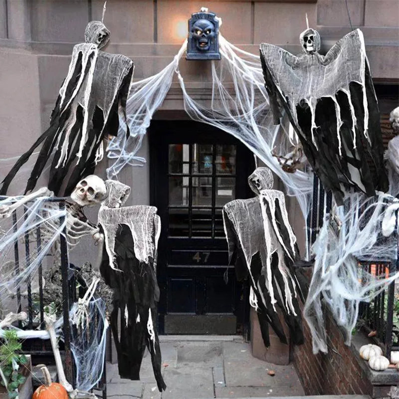 Halloween Spooky Hanging Skeleton Ghost - Lilixa.store