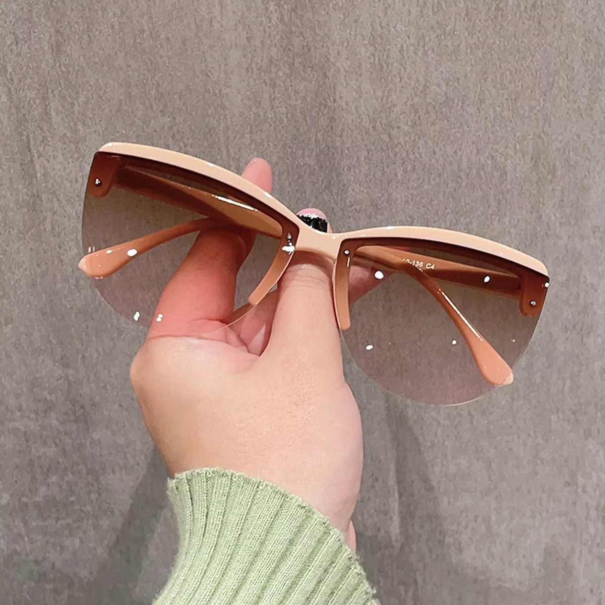 UV Protection Half-Rim Sunglasses - Lilixa.store