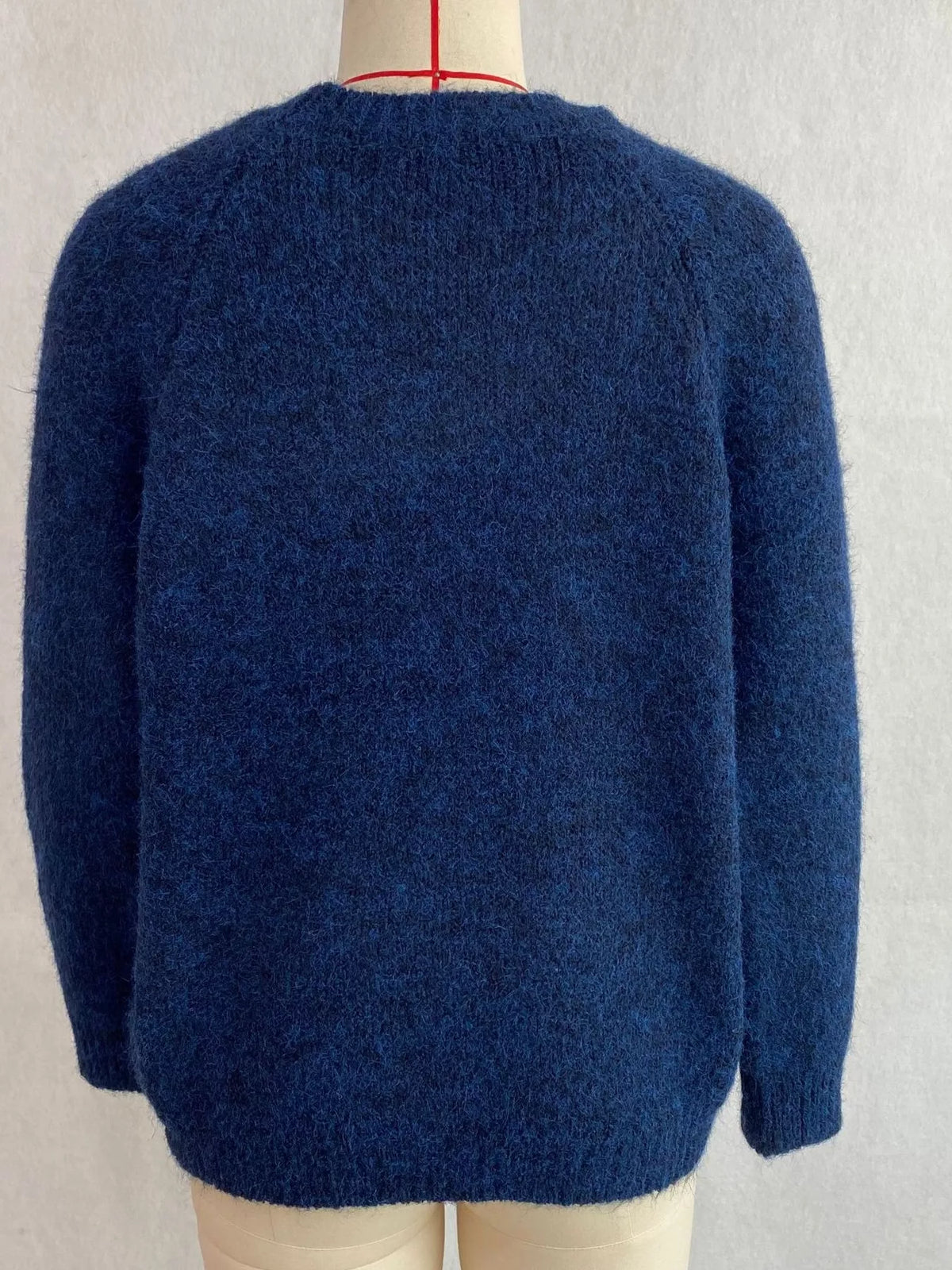 Argyle Pattern Raglan Sleeve Sweater, view 17