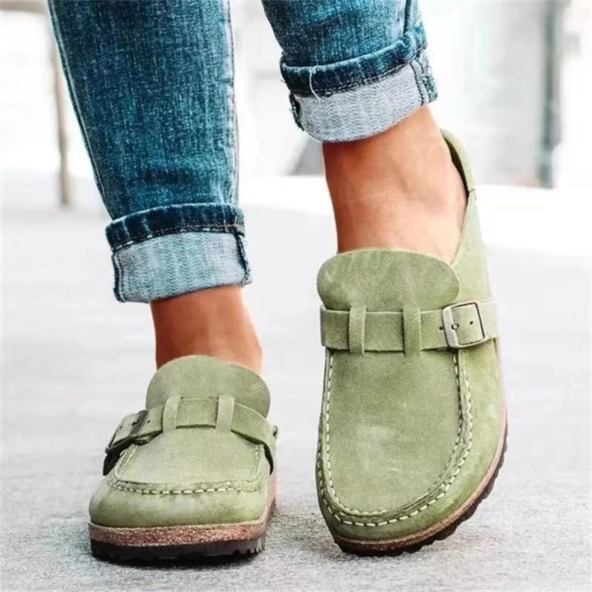 Round Toe Slip-Ons - Lilixa.store
