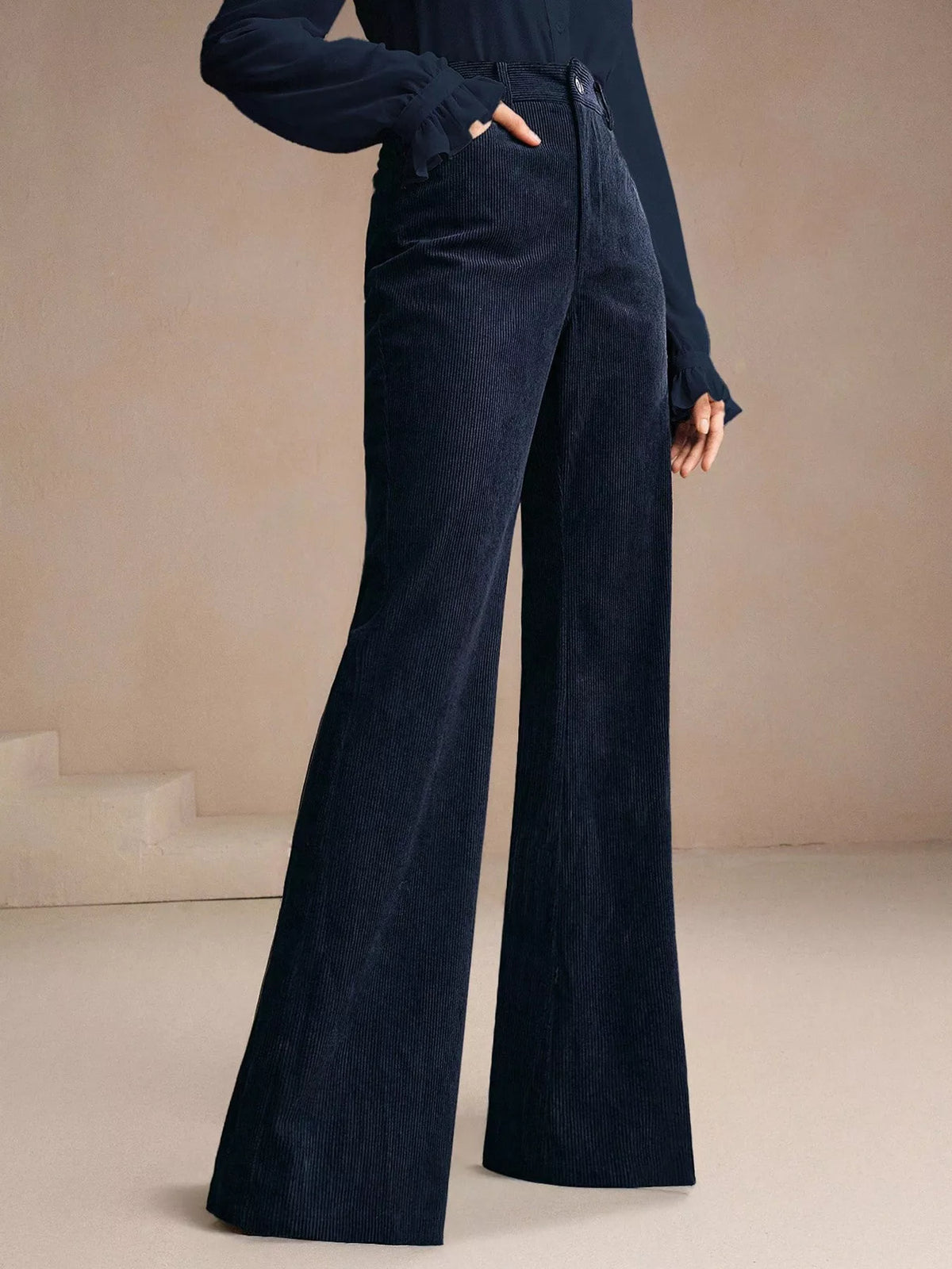 High-Waisted Flare Pants
