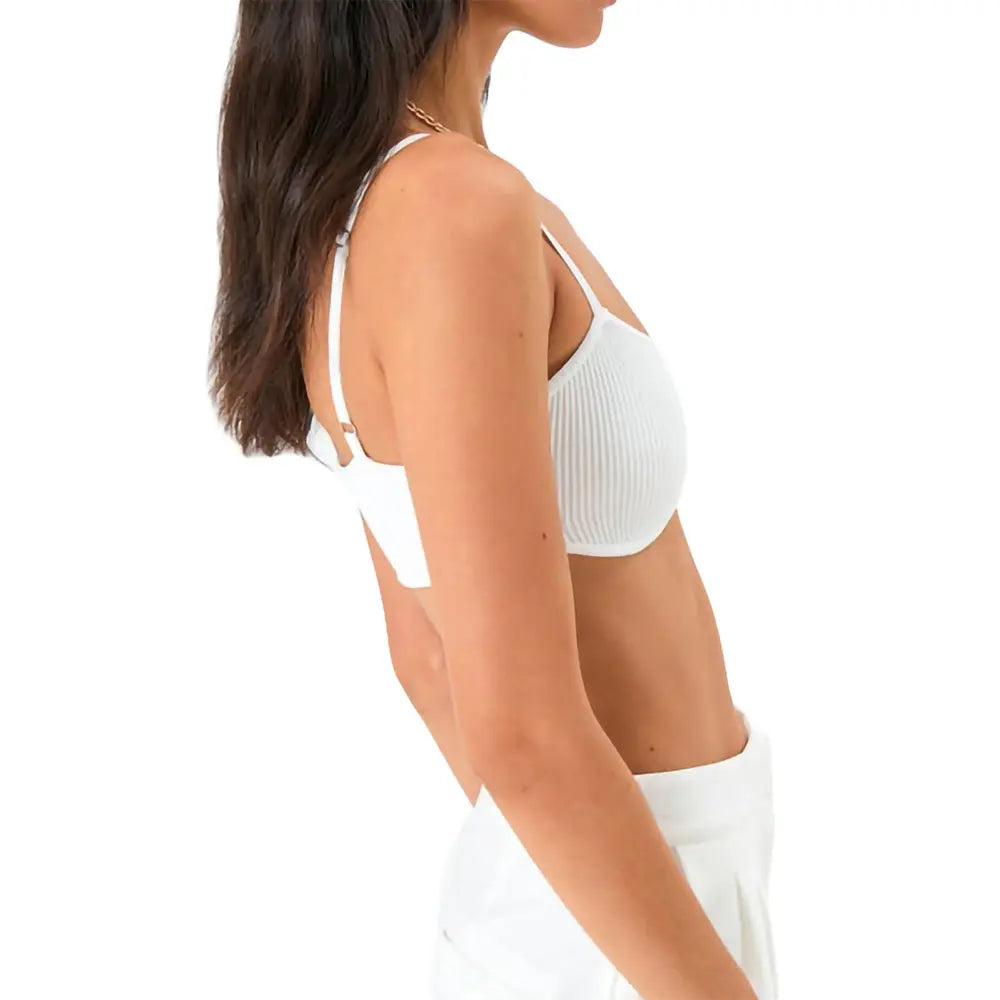 Scoop Neck Spaghetti Strap Bra - Lilixa.store