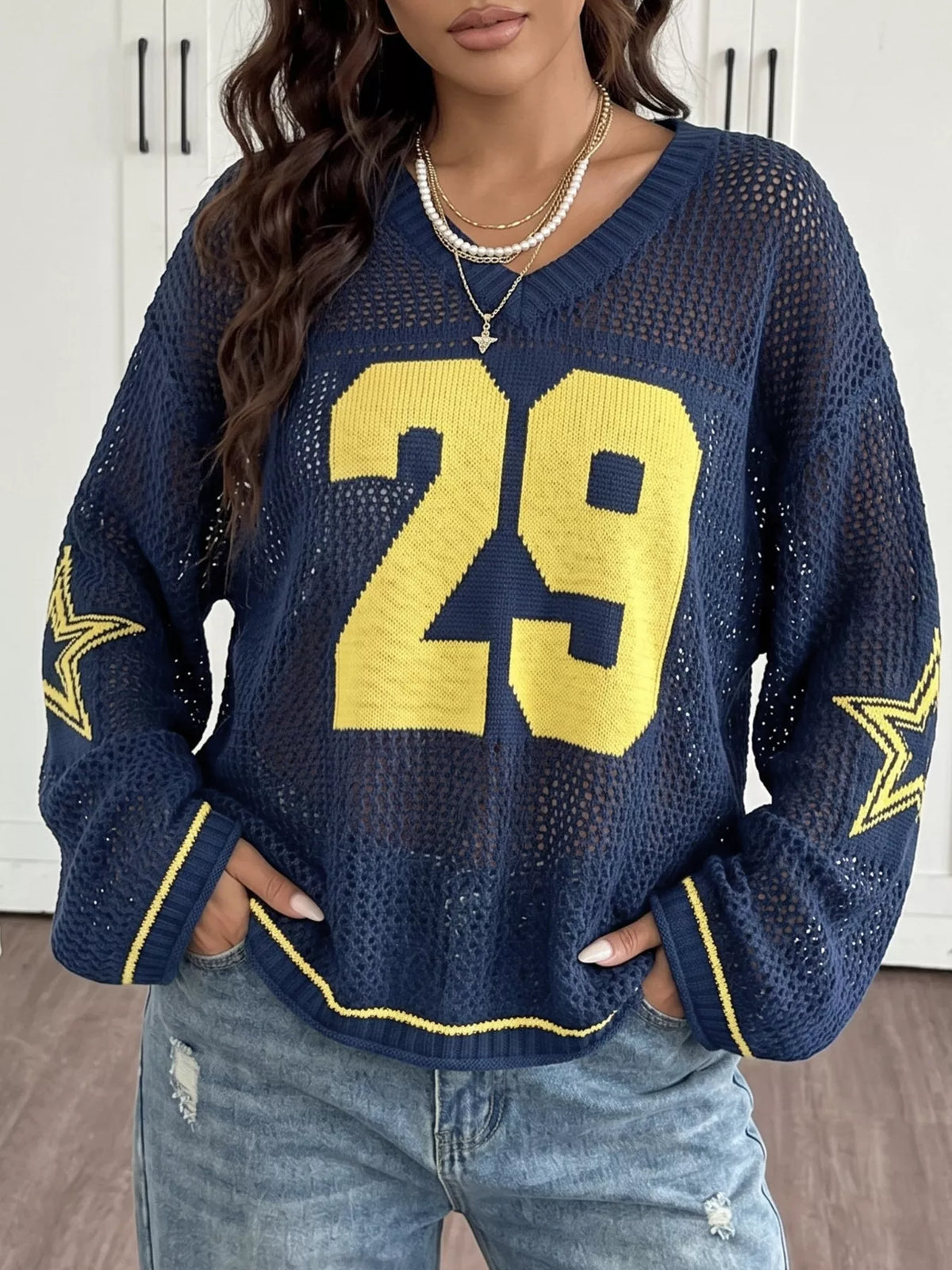 Number 29 Openwork Knit Cover Up - Lilixa.store
