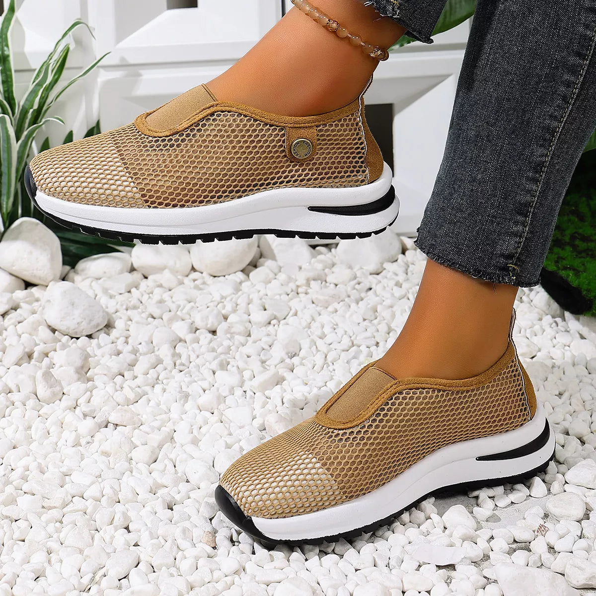 Breathable Mesh Slip-Ons - Lilixa.store