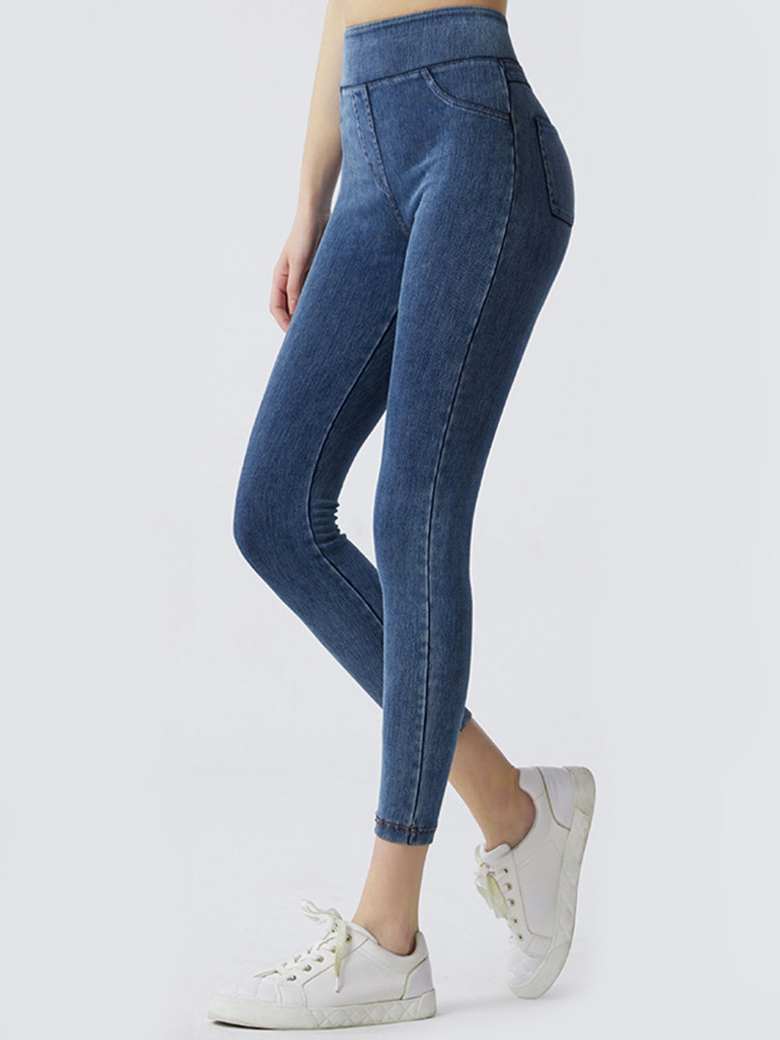 Wide Waistband Sports Leggings - Lilixa.store
