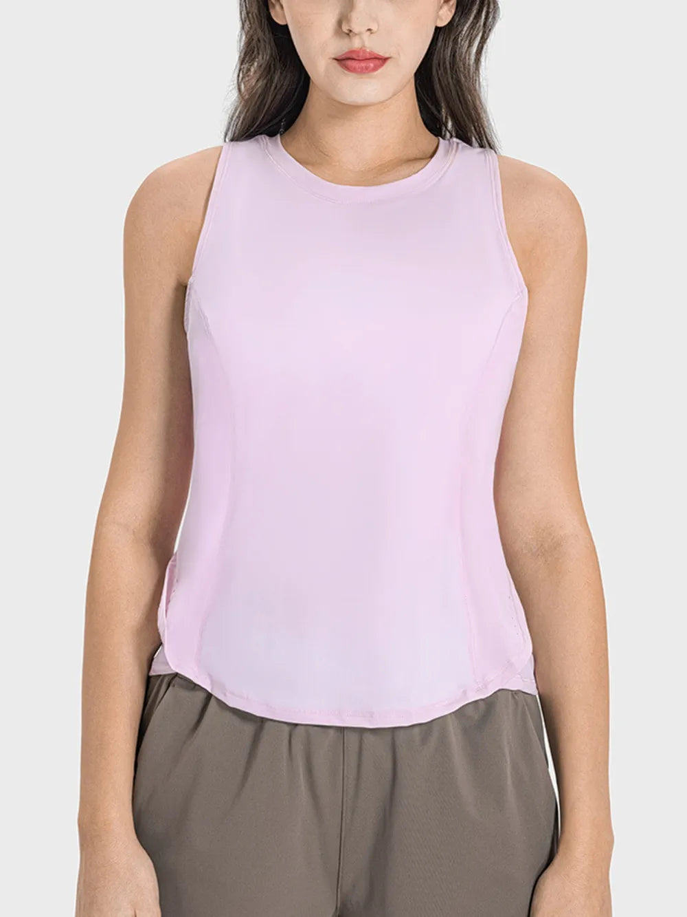 Millennia Round Neck Active Tank - Lilixa.store