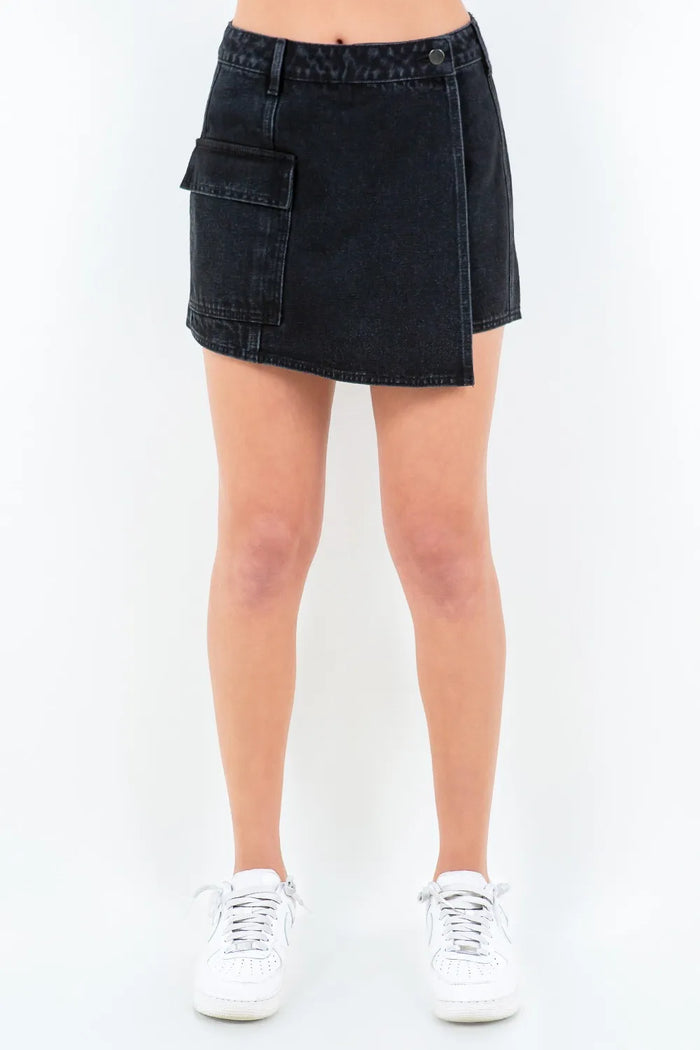American Bazi Cargo Pocket Mini Skort - Lilixa.store