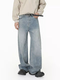 Men's Loose Fit Washed Jeans - Lilixa.store