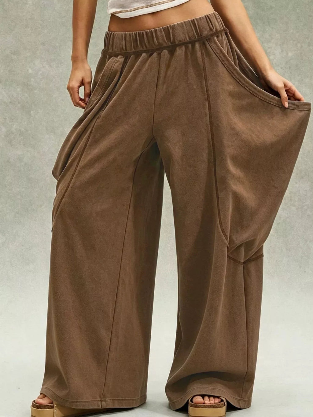 Oversized Wide-Leg Cargo Pants - Lilixa.store