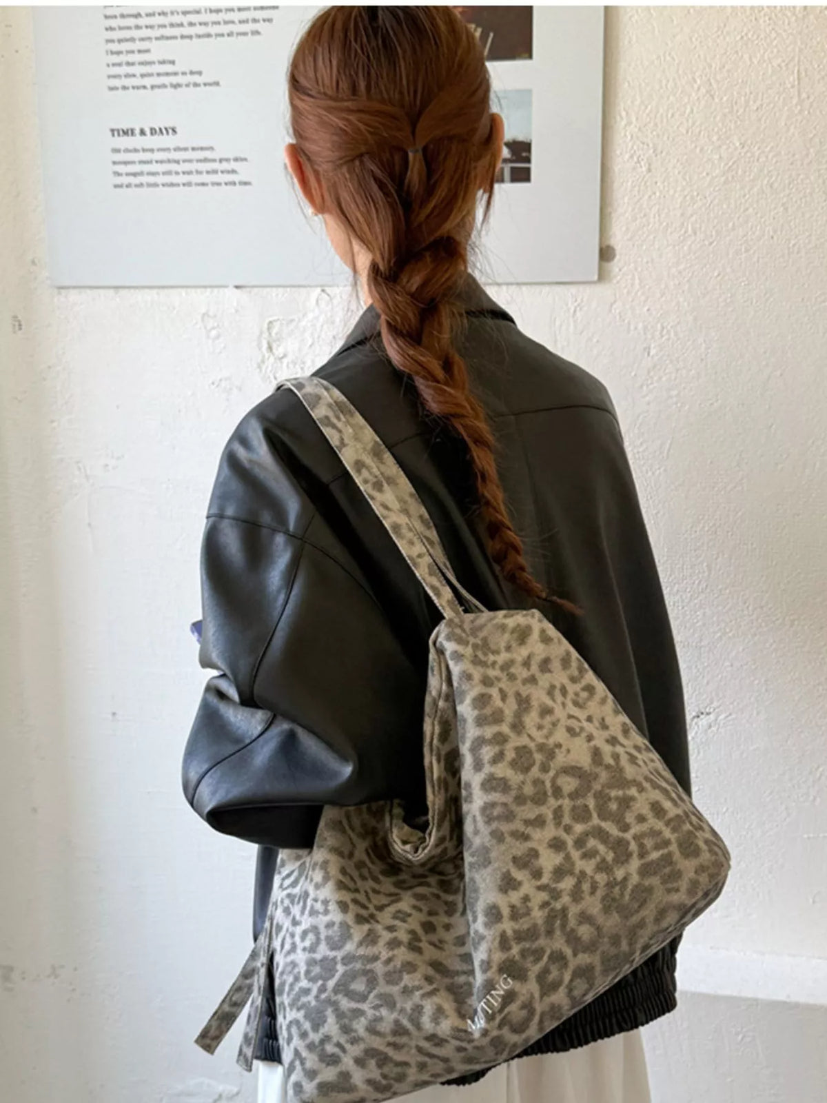 Leopard Print Shoulder Bag - Lilixa.store
