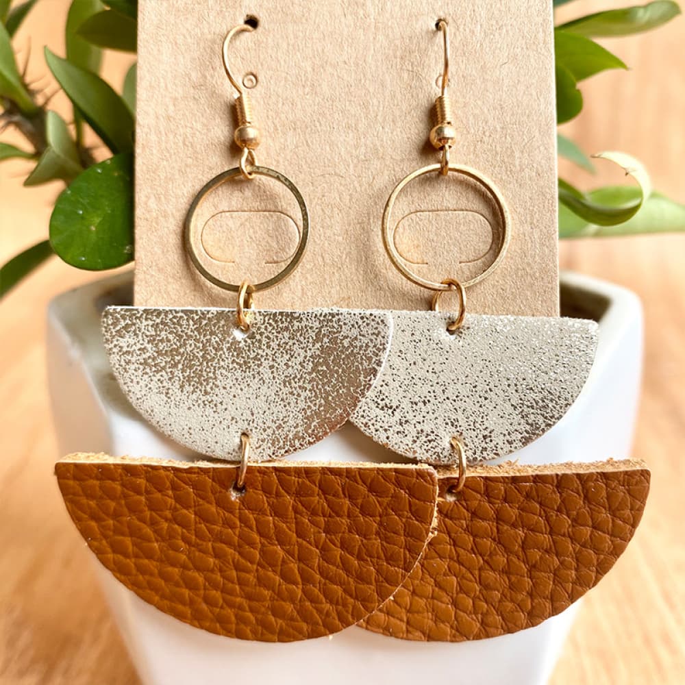 Geometrical Shape Dangle Earrings - Lilixa.store