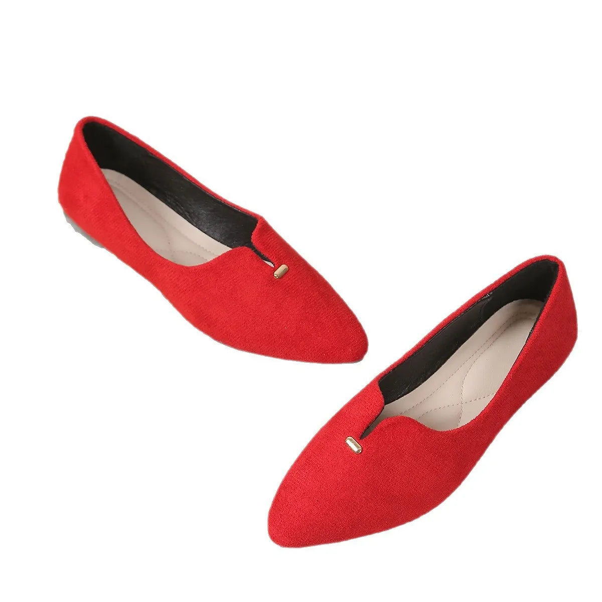 Point Toe Flats Slip-Ons, view 4