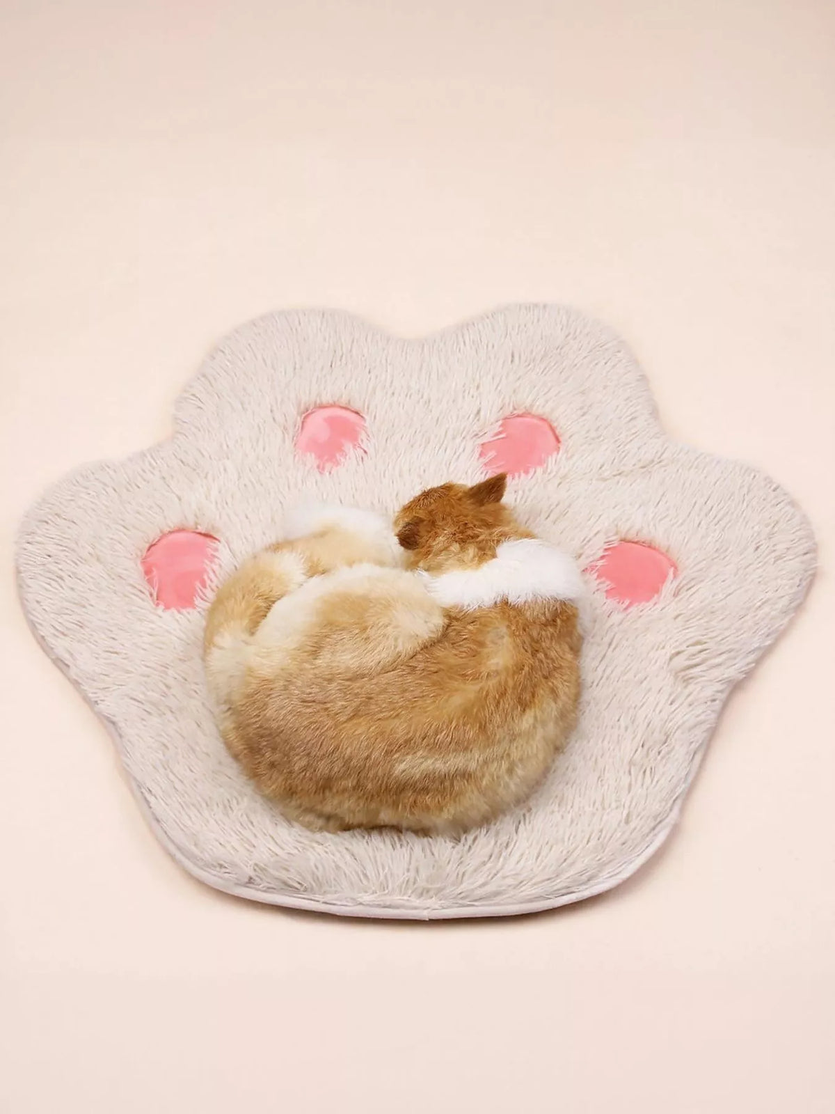 Cute Paw Shape Plush Pet Mat - Lilixa.store