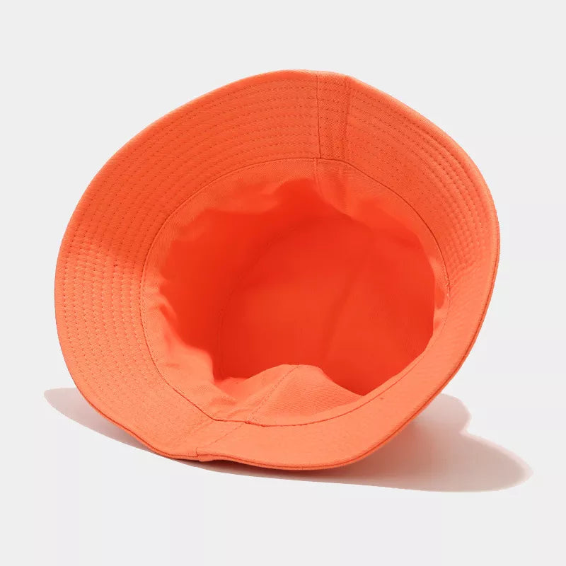 Solid Color Cotton Bucket Hat - Lilixa.store
