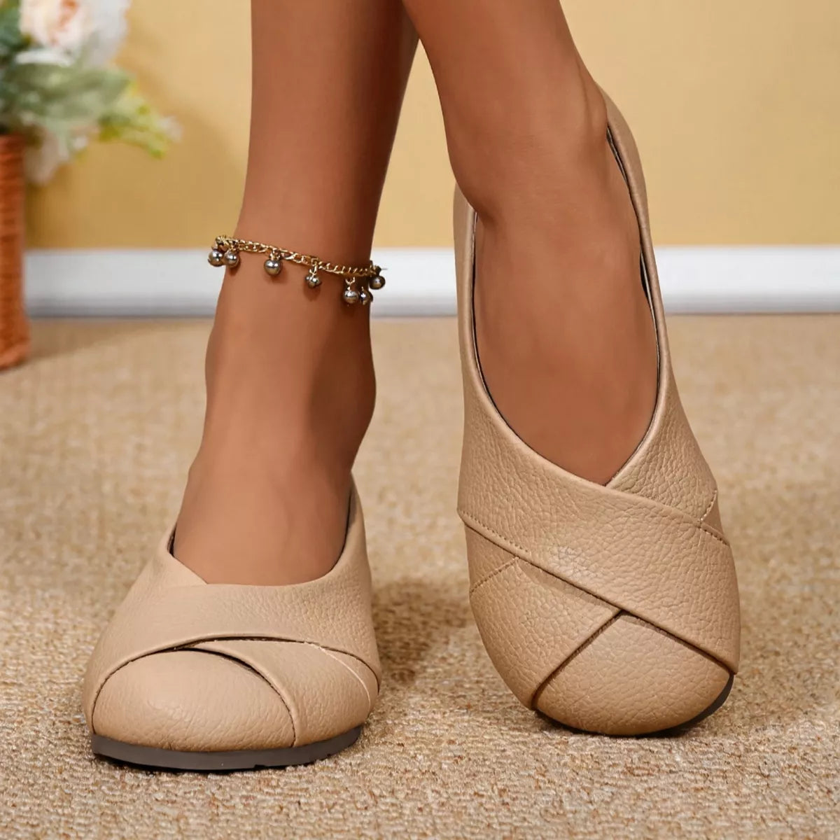 Round Toe Slip-Ons - Lilixa.store