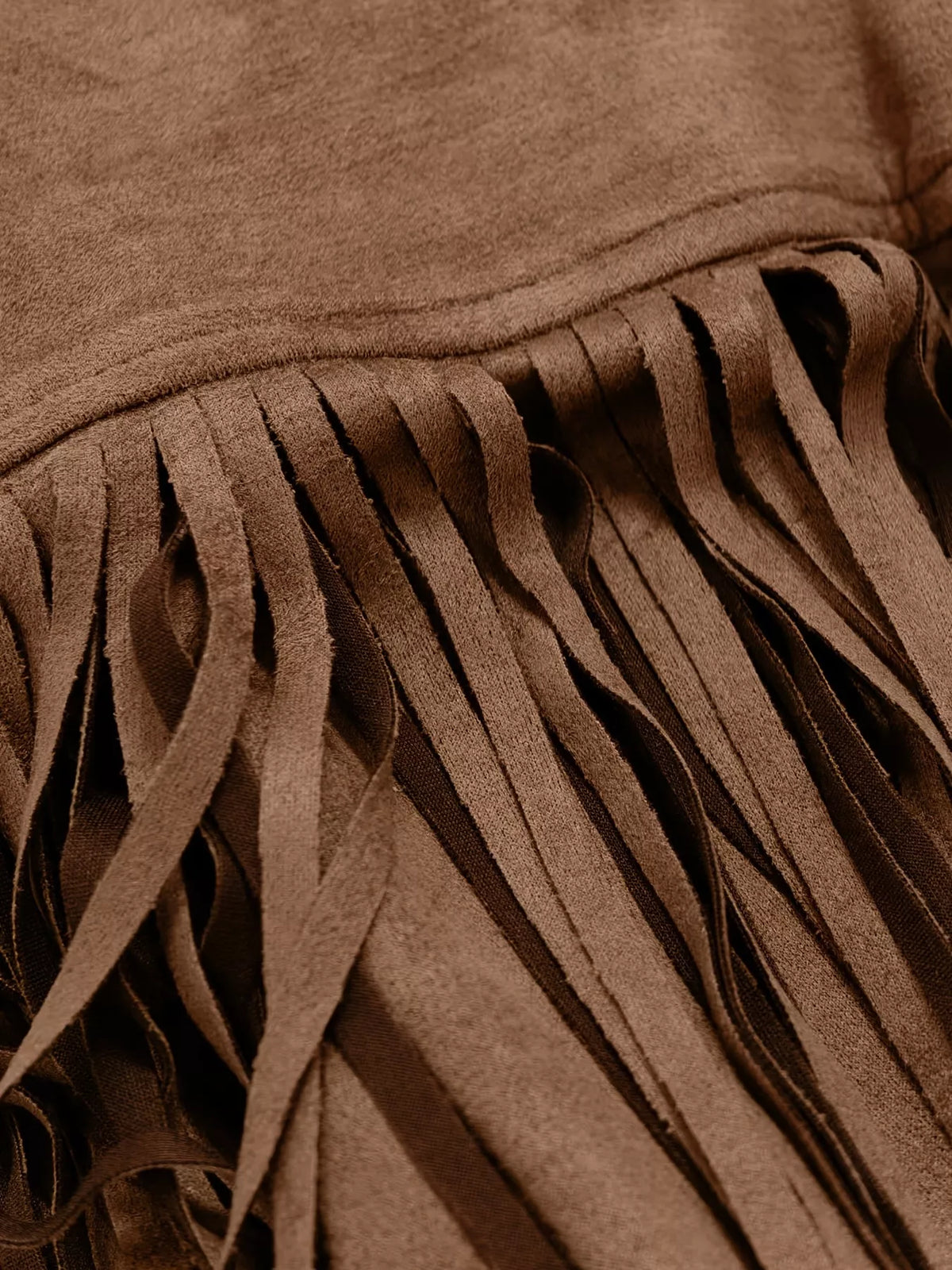 Fringe Balloon Sleeve Midi Dress