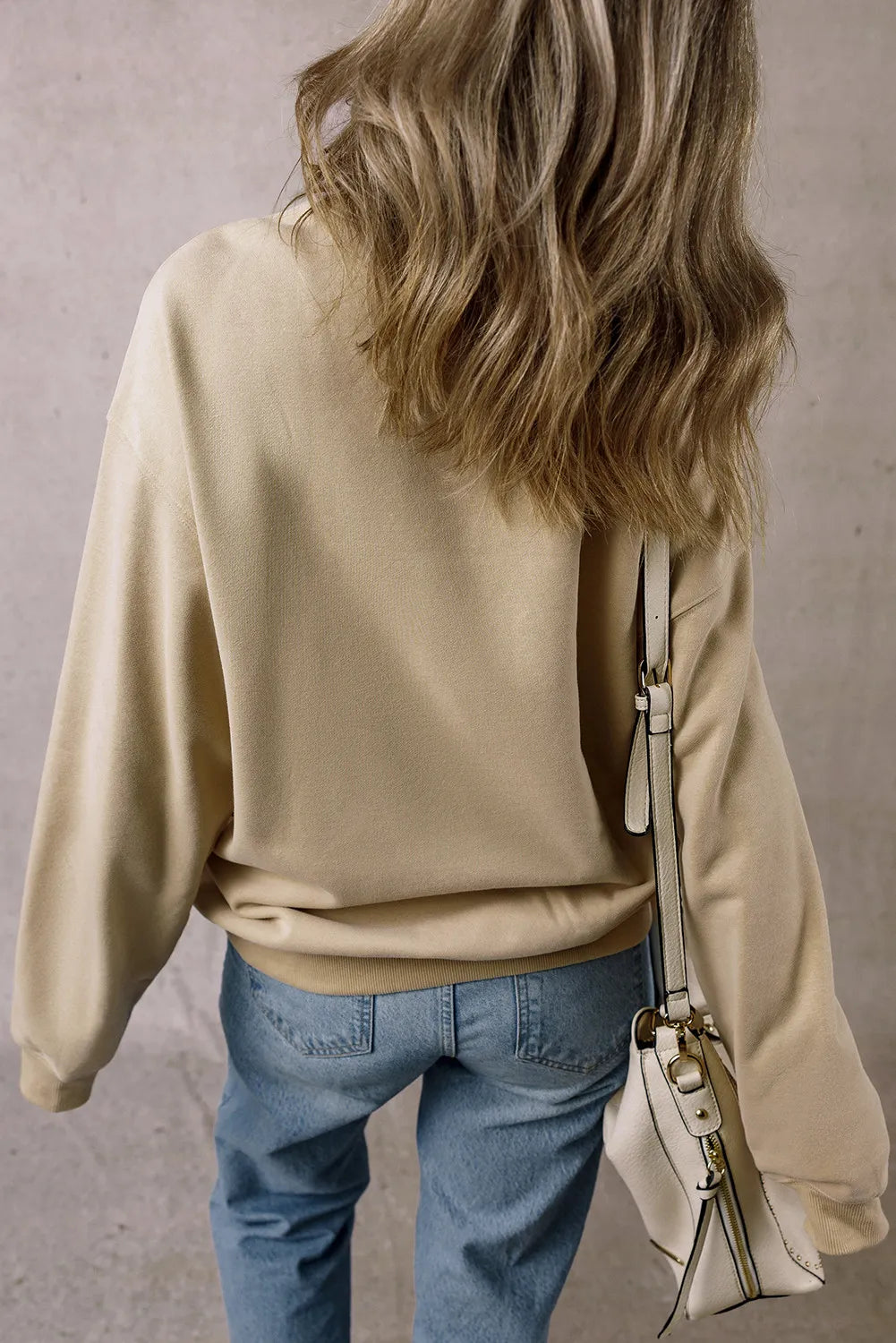 Santa Graphic Round Neck Long Sleeve Sweatshirt - Lilixa.store