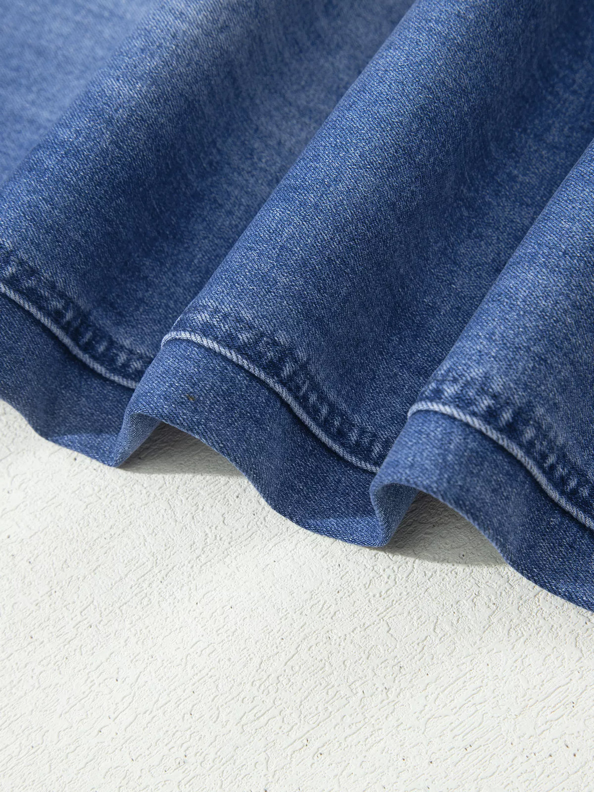 Drawstring Waist Ankle Length Casual Jeans Regular Fit Pocket Detail Jeans - Lilixa.store