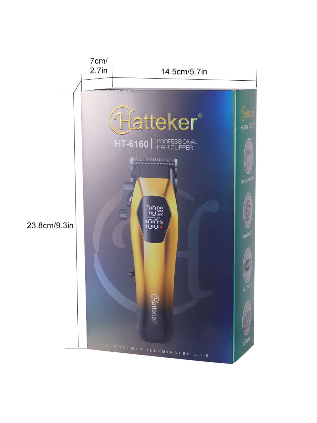 Cordless Hair Clipper with LED Display - Lilixa.store