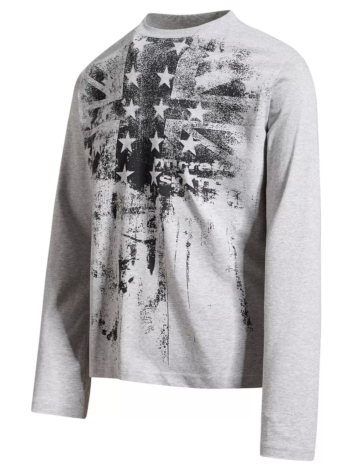 Men's America Flag Graphic Long Sleeve T-Shirt