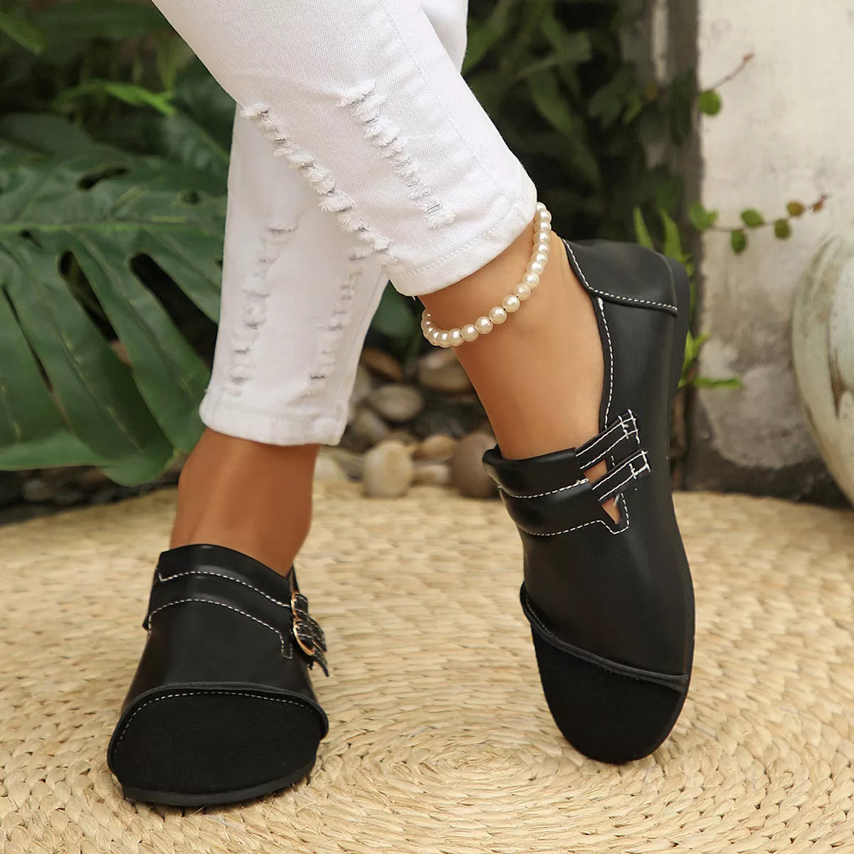 Round Toe Slip-Ons - Lilixa.store