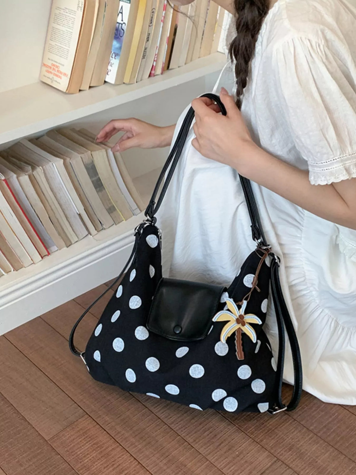 Polka Dot Crossbody Bag