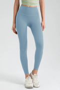 Wide Waistband High Waist Sport Leggings - Lilixa.store