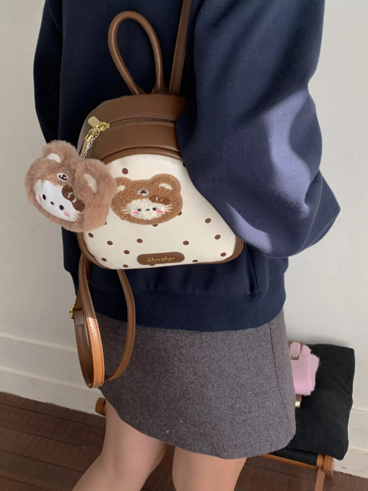 Cartoon Bear Backpack Bag - Lilixa.store