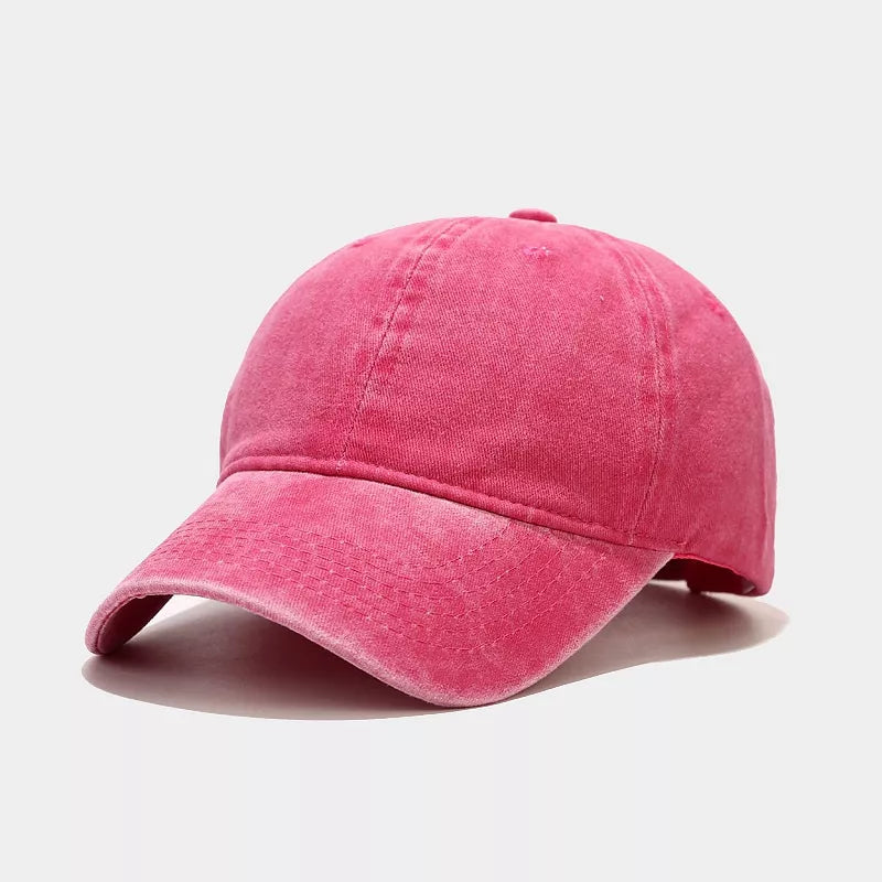Vintage Washed Cotton Baseball Cap - Lilixa.store