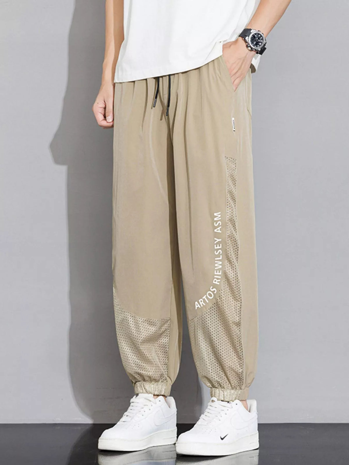 Men's Plus Size Wide Leg Pants, view 3