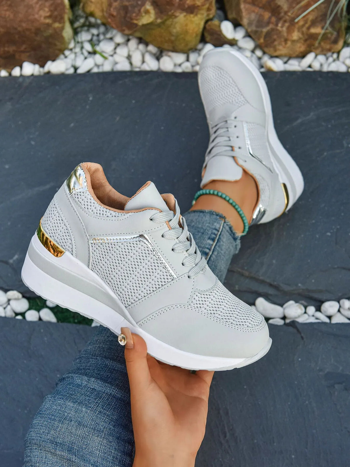 Comfort Breathable Mesh Sneakers, view 2