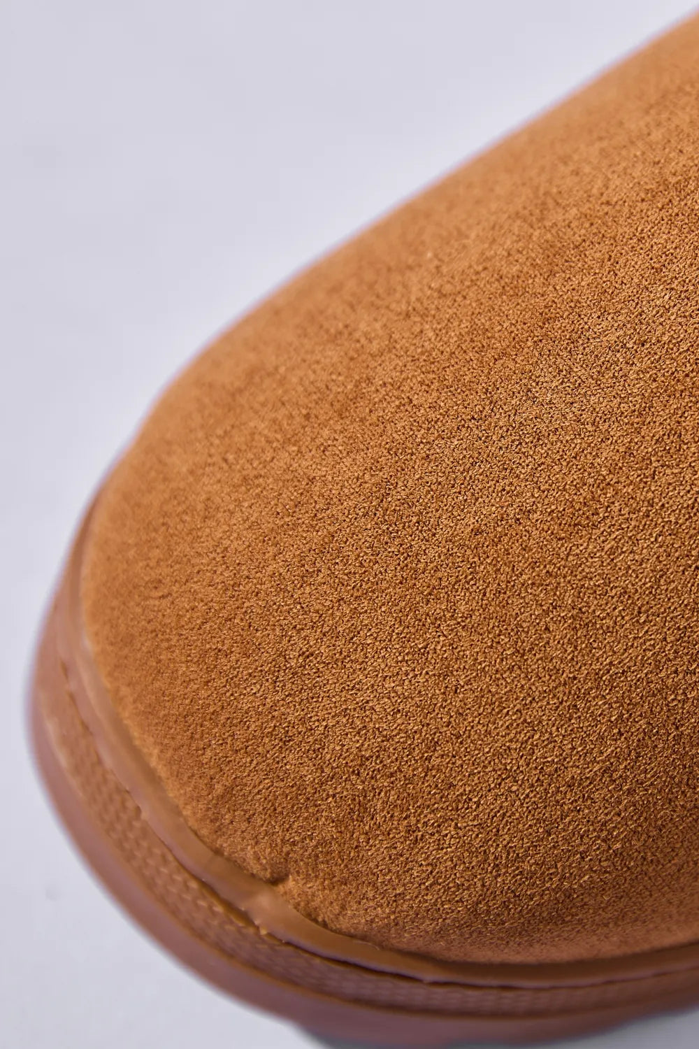 Letter M Suede Round Toe Slippers - Lilixa.store