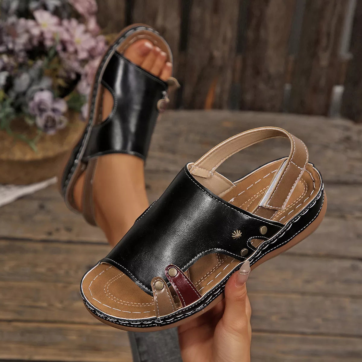Open Toe Flats Sandals - Lilixa.store