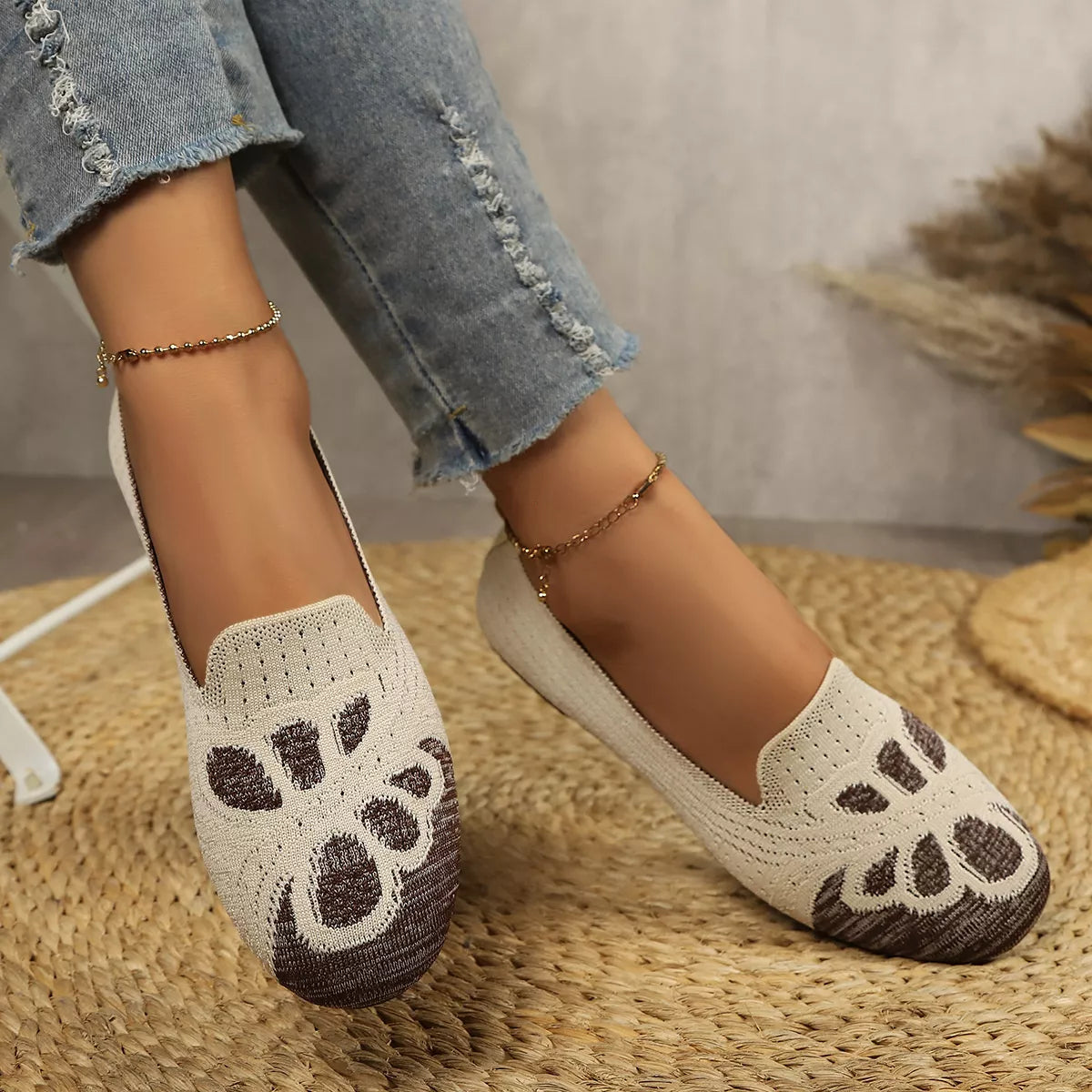 Breathable Knitted Slip-Ons - Lilixa.store