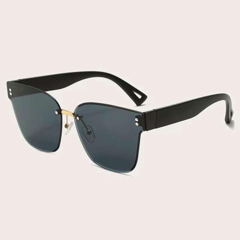 Tinted Lenses Rimless Sunglasses - Lilixa.store