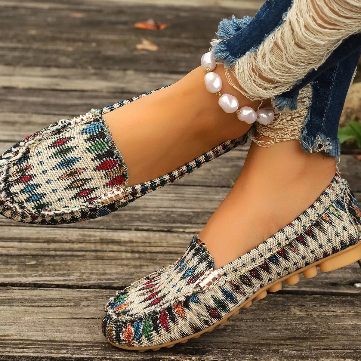 Round Toe Slip-Ons - Lilixa.store