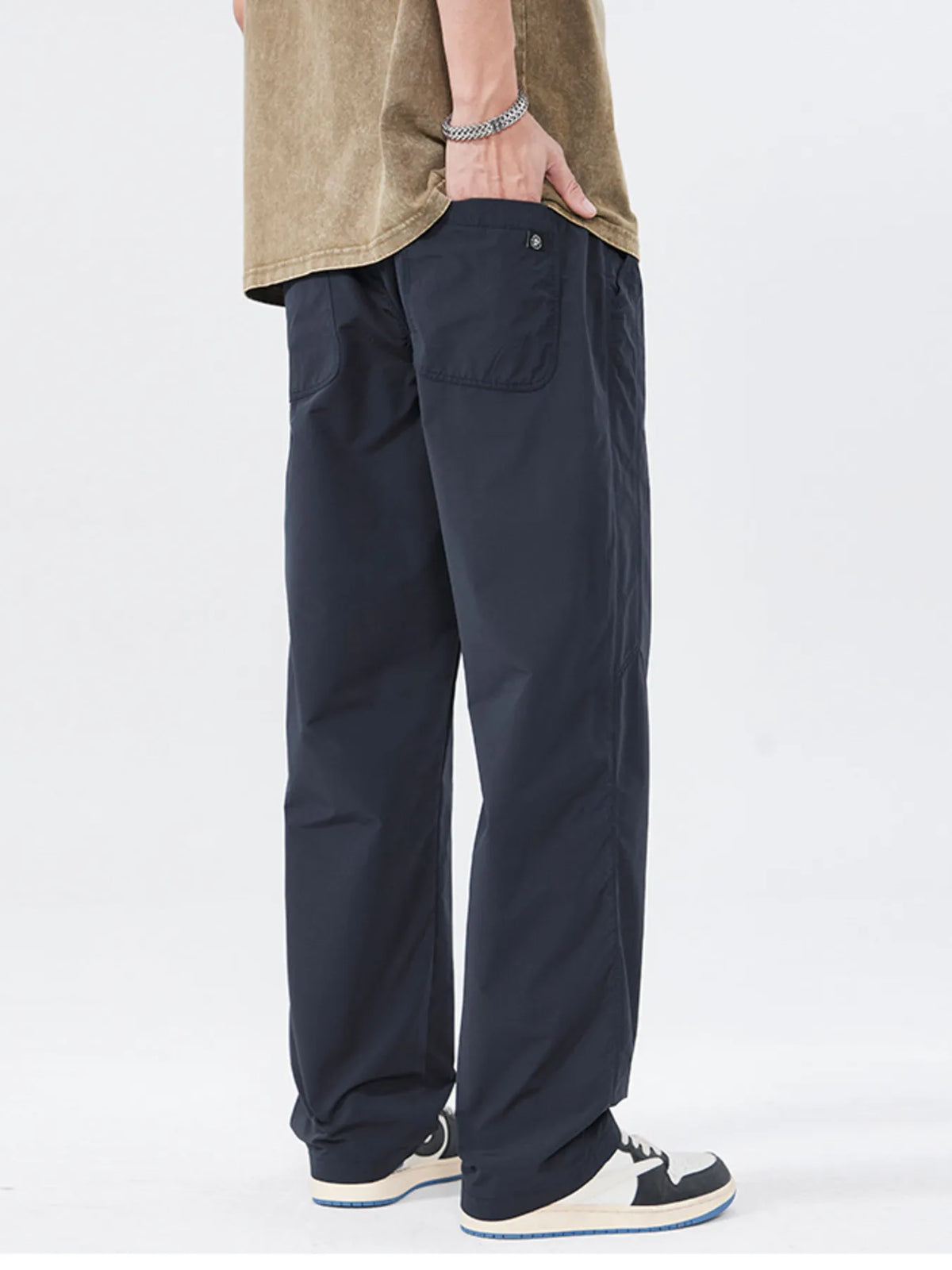 Men's Full Size Wide Leg Pants Plus Size, view 2