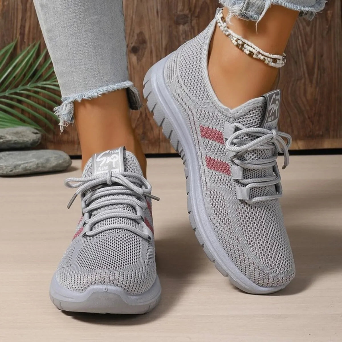 Lace Up Breathable Mesh Athletic - Lilixa.store
